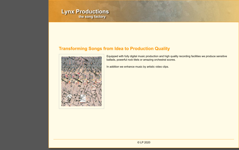 Lynx Productions                   the song factory